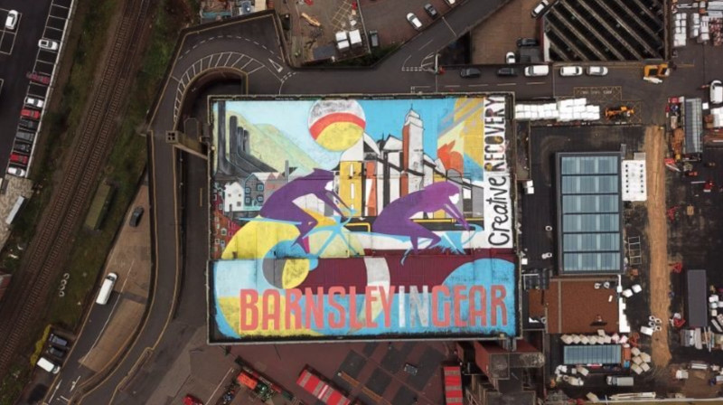 Other image for Millions around the world to see town from the sky